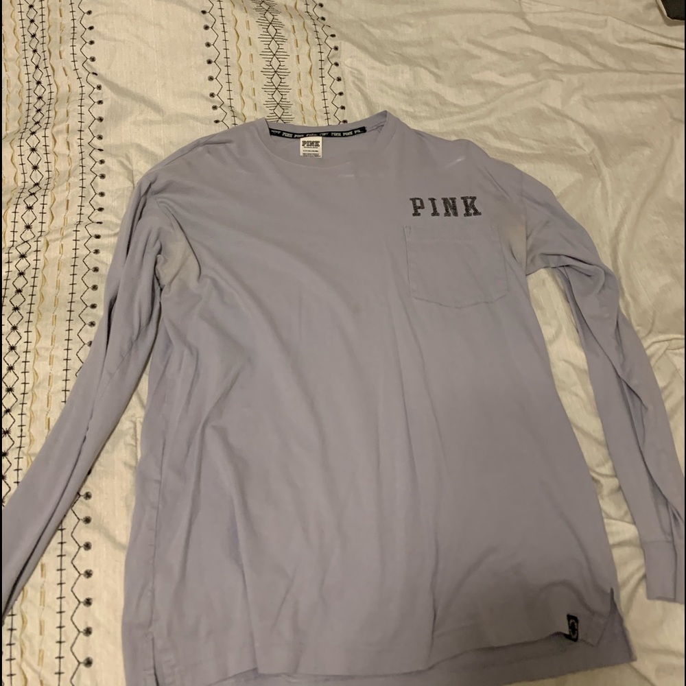Purple long sleeve shirt from pink